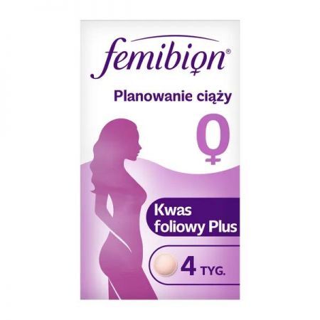 Femibion 0 Planowanie ciąży, tabletki powlekane, 28 szt. + Bez recepty | Witaminy i minerały | Dla kobiet ++ Merck