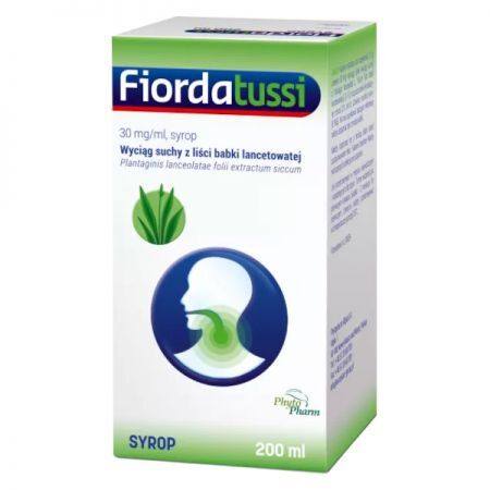 Fiordatussi, 30 mg/ml syrop, 200 ml + Bez recepty | Przeziębienie i grypa | Kaszel ++ Phytopharm
