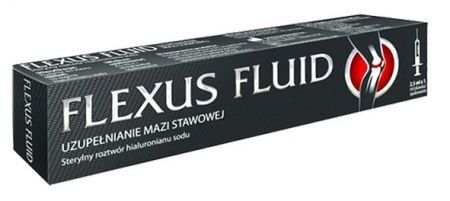 Flexus Fluid, 25 mg/2,5 ml roztwór do wstrzyknięć dostawowych, 1 strzykawka + Bez recepty | Kości, stawy, mięśnie | Regeneracja chrząstki stawowej ++ Valentis