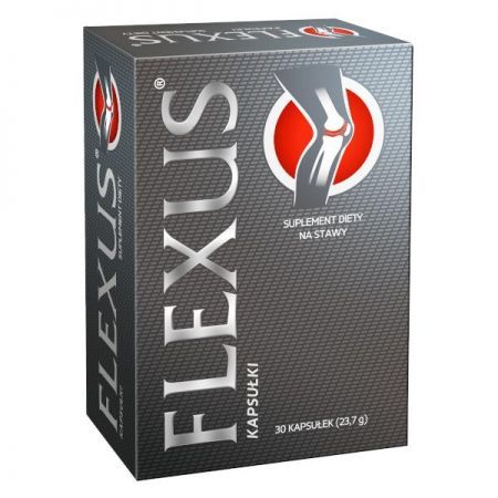 Flexus, kapsułki na stawy, 30 szt + Bez recepty | Kości, stawy, mięśnie | Regeneracja chrząstki stawowej ++ Valentis