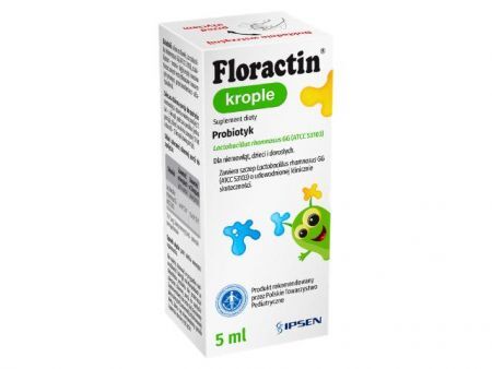 Floractin, krople doustne, 5 ml + Bez recepty | Przewód pokarmowy i trawienie | Probiotyki ++ Ipsen