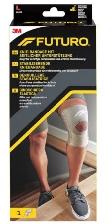 FUTURO Stabilizator kolana z szyną, rozmiar L (46165) + Sprzęt i wyroby medyczne | Materiały opatrunkowe | Bandaże i opaski ++ 3M