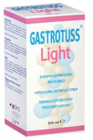 Gastrotuss Light, syrop przeciw refluksowi, 500 ml + Bez recepty | Przewód pokarmowy i trawienie | Nadkwaśność i zgaga ++ Vitamed