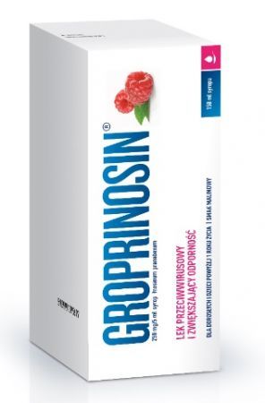 Groprinosin, 50 mg/ml syrop, 150 ml + Bez recepty | Przeziębienie i grypa | Preparaty wspomagające ++ Gedeon Richter