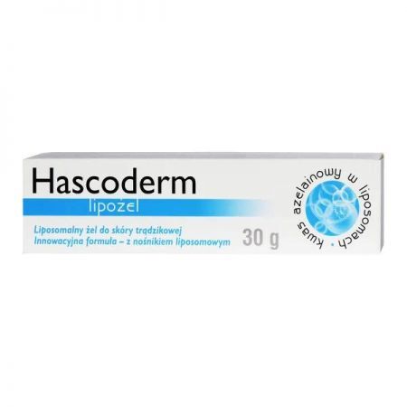 Hascoderm lipożel, żel do pielęgnacji skóry trądzikowej, 30 g + Kosmetyki i dermokosmetyki | Problemy skórne | Trądzik ++ Hasco