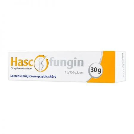Hascofungin, 1 g/100 g krem, 30 g + Kosmetyki i dermokosmetyki | Problemy skórne | Grzybica ++ Hasco
