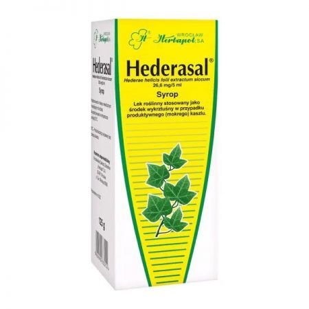 Hederasal, 26,6 mg/5 ml syrop, 125 g + Bez recepty | Przeziębienie i grypa | Kaszel ++ Herbapol Wrocław
