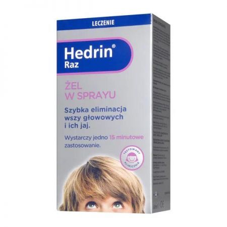 Hedrin Raz, żel w sprayu, 60 ml + Kosmetyki i dermokosmetyki | Problemy skórne | Wszawica ++ Thornton &amp; Ross
