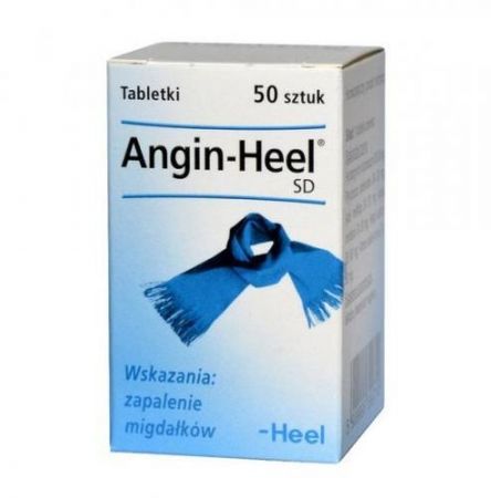Heel-Angin SD, tabletki, 50 szt. + Bez recepty | Przeciwbólowe | Ból gardła ++ Heel