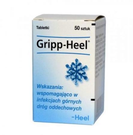 Heel-Gripp, tabletki, 50 szt. + Bez recepty | Przeziębienie i grypa | Preparaty wspomagające ++ Heel