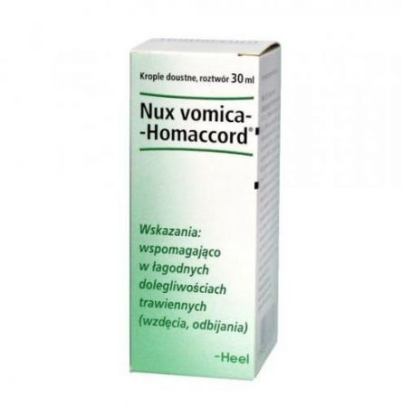 Heel-Nux Vomica-Homaccord, krople, 30 ml + Bez recepty | Homeopatia i zioła | Homeopatia ++ Heel