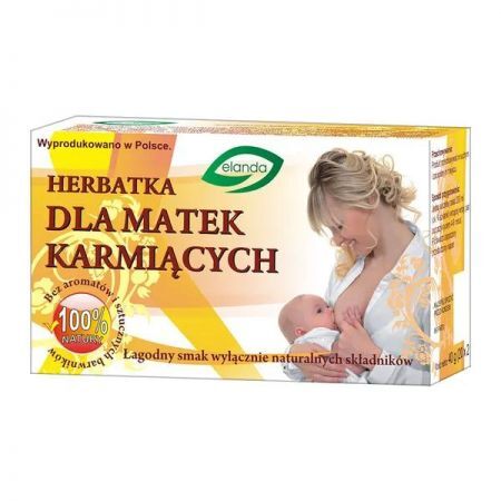 Herbatka dla matek karmiących, fix, 2 g, 20 szt + Mama i dziecko | Laktacja | Herbatki laktacyjne ++ Elanda