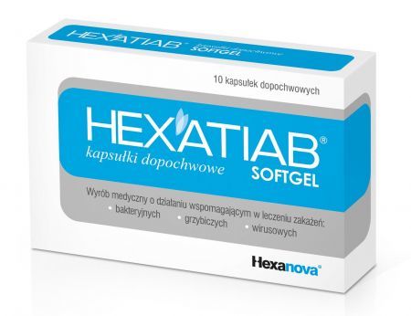Hexatiab, kapsułki dopochwowe, 10 szt. + Bez recepty | Zdrowie intymne | Infekcje i podrażnienia ++ Hexanova
