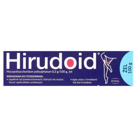Hirudoid, 0,3 g/100 g żel, 100 g + Bez recepty | Serce i krążenie | Żylaki i obrzęki ++ Stada