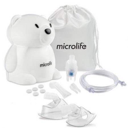 Inhalator tłokowy Miś, Microlife NEB 400, 1 szt. + Mama i dziecko | Akcesoria dla dziecka | Odciągacze kataru, inhalatory i termometry ++ Chde