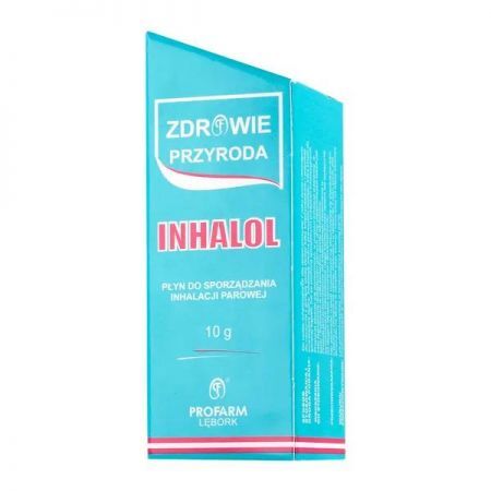 Inhalol, płyn do sporządzenia inhalacji, 10 g + Bez recepty | Przeziębienie i grypa | Katar i zapalenie zatok ++ Profarm