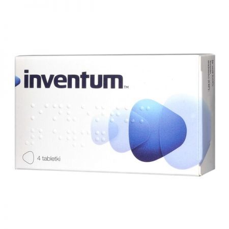 Inventum, 25 mg tabletki na erekcję do rozgryzania i żucia, 4 szt. + Bez recepty | Seks i potencja | Libido i potencja ++ Aflofarm