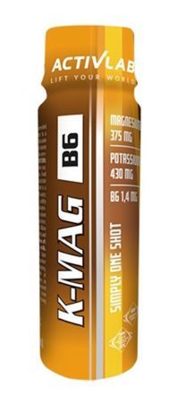 K-Mag B6, płyn, 100 ml Activlab Pharma + Bez recepty | Witaminy i minerały | Magnez i potas ++ Regis