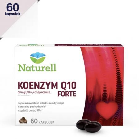 Koenzym Q10 Forte, kapsułki, 60 szt. Naturell + Bez recepty | Serce i krążenie | Wzmocnienie serca ++ Us Pharmacia