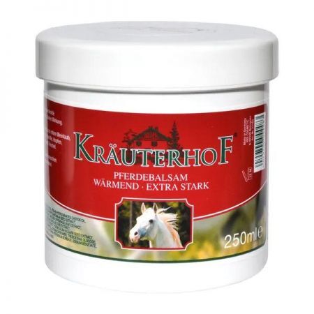 Krauterhof, maść końska silnie rozgrzewająca, 250 ml + Bez recepty | Przeciwbólowe | Urazy i kontuzje ++ Iris Cosmetic