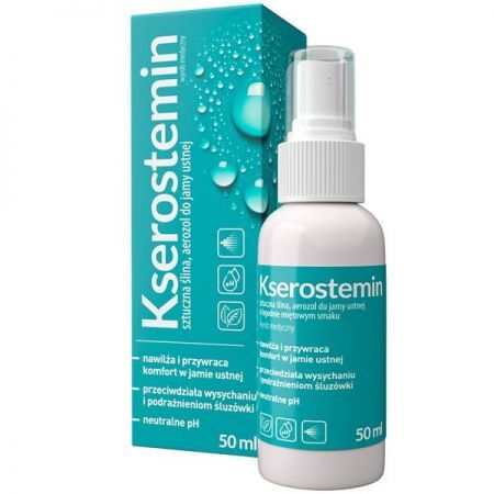 Kserostemin, aerozol do stosowania w jamie ustnej, 50 ml + Bez recepty | Jama ustna i zęby | Świeży oddech ++ Aflofarm