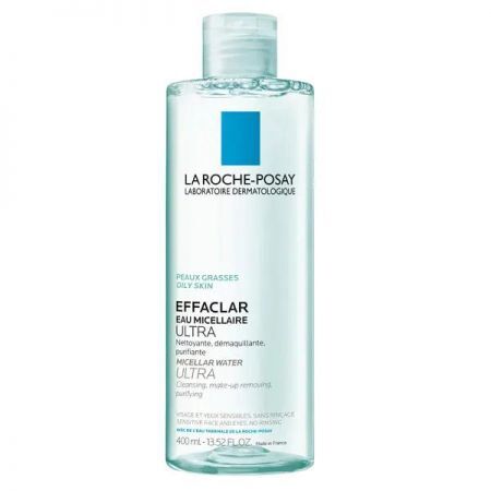 La Roche-Posay Effaclar, woda oczyszczająca micelarna, 400 ml + Kosmetyki i dermokosmetyki | Pielęgnacja | Twarz