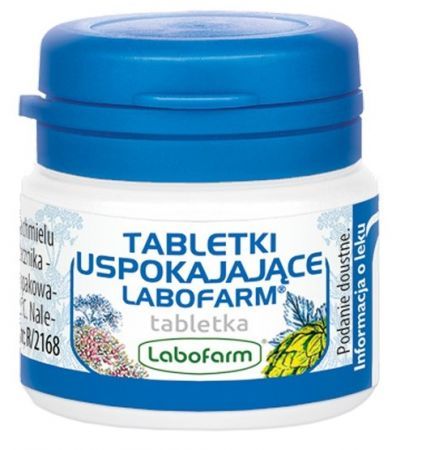 Labofarm, tabletki uspokajające, 20 szt. + Bez recepty | Uspokajające i nasenne | Nerwy i stres ++ Labofarm