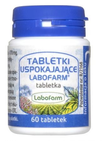 Labofarm, tabletki uspokajające, 60 szt. + Bez recepty | Uspokajające i nasenne | Nerwy i stres ++ Labofarm