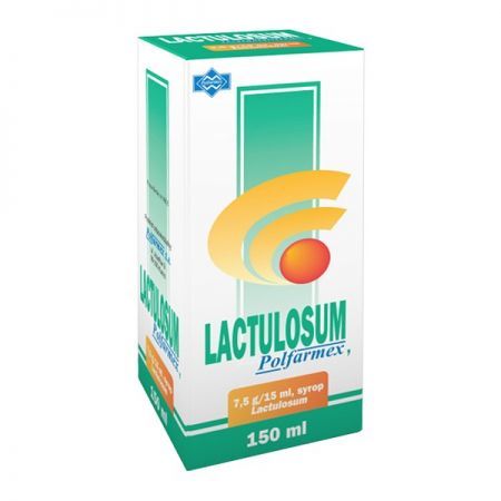 Lactulosum Polfarmex, 7,5 g/15 ml syrop, 150 ml + Bez recepty | Przewód pokarmowy i trawienie | Zaparcia ++ Polfarmex