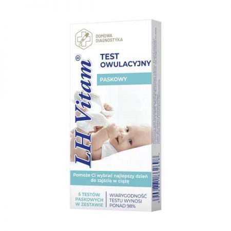LH Vitam, test owulacyjny, 1 op (5 testów) + Sprzęt i wyroby medyczne | Testy diagnostyczne ++ Diagnosis