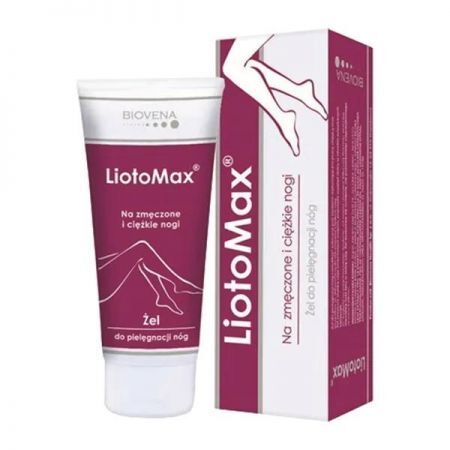 LiotoMax, żel do pielęgnacji nóg, 75 g + Bez recepty | Serce i krążenie | Żylaki i obrzęki ++ Biovena Health