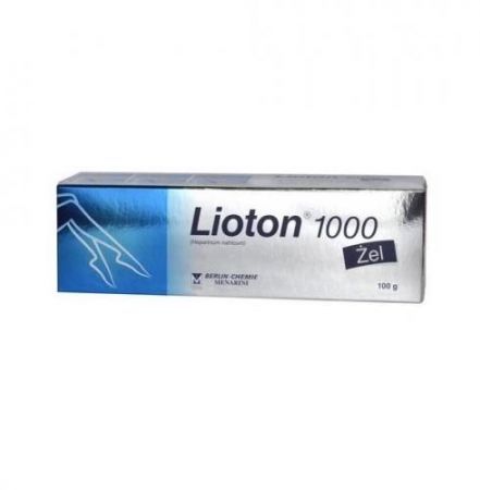 Lioton 1000, 8,5 mg/g 1000 j.m./g żel, 100 g + Bez recepty | Serce i krążenie | Żylaki i obrzęki ++ Berlin Chemie