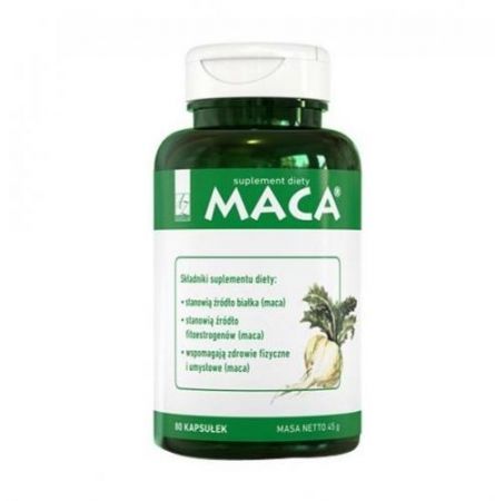 Maca, 300 mg kapsułki, 80 szt. A-Z Medica + Bez recepty | Energia ++ A-Z Medica