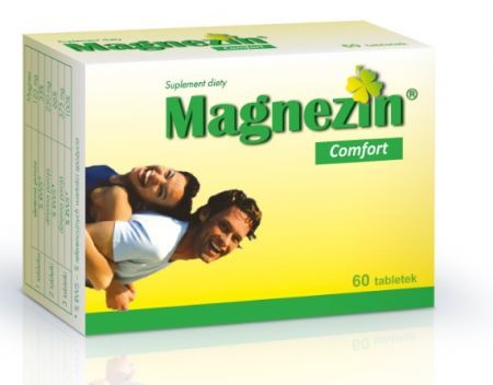 Magnezin Comfort, tabletki, 60 szt. + Bez recepty | Witaminy i minerały | Magnez i potas ++ Gedeon Richter