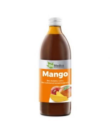 Mango sok, 500 ml EkaMedica + Bez recepty | Homeopatia i zioła | Herbaty i soki ++ Ekamedica