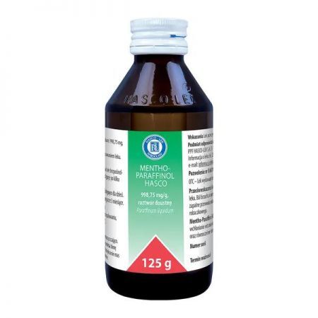 Mentho-Paraffinol, płyn, 125 g Hasco + Bez recepty | Przewód pokarmowy i trawienie | Zaparcia ++ Hasco