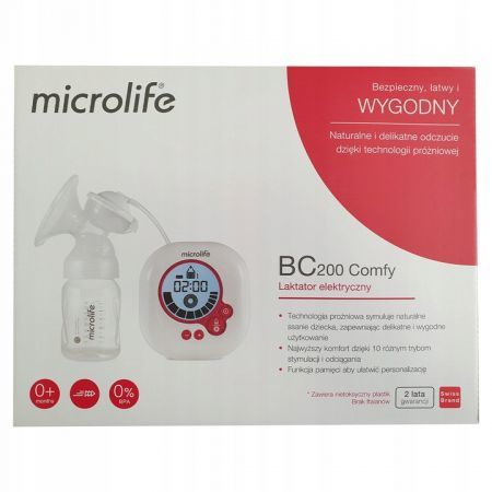 Microlife BC 200 Comfy, laktator elektryczny, 1 szt. + Mama i dziecko | Laktacja | Laktatory i akcesoria ++ CHDE