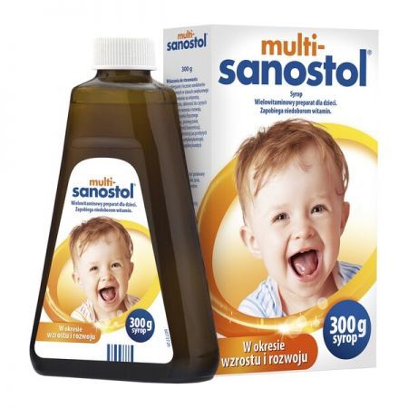 Multi-Sanostol, syrop, 300 g + Bez recepty | Witaminy i minerały | Dla dzieci ++ Takeda Pharma