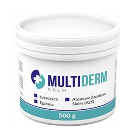 Multiderm, krem, 500 g + Kosmetyki i dermokosmetyki | Problemy skórne | Skóra sucha i atopowa ++ Fortis