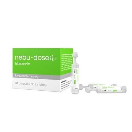 Nebu-Dose Hialuronic, roztwór do inhalacji, 30 ampułek + Bez recepty | Przeziębienie i grypa | Katar i zapalenie zatok ++ Solinea