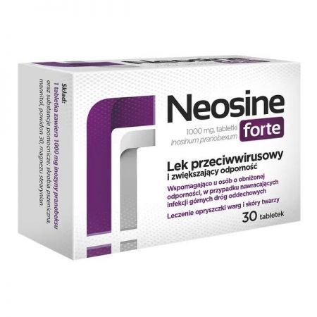 Neosine forte, 1000 mg tabletki, 30 szt. + Bez recepty | Odporność | Pozostałe preparaty wzmacniające ++ Aflofarm