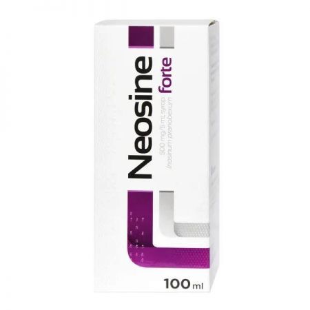 Neosine forte, 500 mg/5 ml syrop, 100 ml + Bez recepty | Przeziębienie i grypa | Preparaty wspomagające ++ Aflofarm