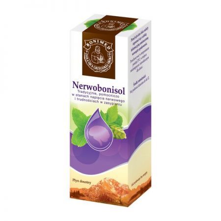 Nerwobonisol, płyn doustny, 100 g + Bez recepty | Uspokajające i nasenne | Nerwy i stres ++ Bonimed