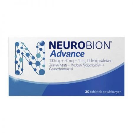 Neurobion Advance, tabletki powlekane, 30 szt. + Bez recepty | Witaminy i minerały | Witaminy z grupy B ++ Procter &amp; Gamble