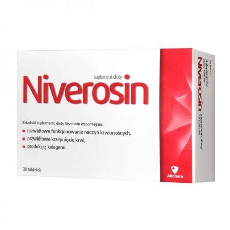 Niverosin, tabletki, 30 szt. + Bez recepty | Serce i krążenie | Żylaki i obrzęki ++ Aflofarm
