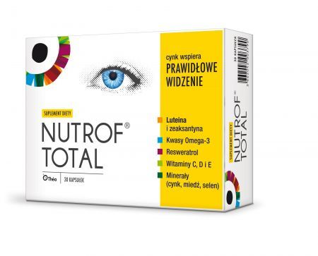 Nutrof Total, kapsułki z witaminą D3, 30 szt. + Bez recepty | Oczy i wzrok | Witaminy na oczy ++ Thea