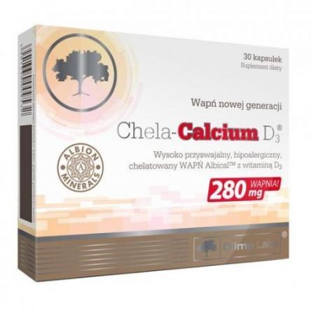 Olimp Chela Calcium D3, kapsułki, 30 szt. + Bez recepty | Przeziębienie i grypa | Preparaty wspomagające ++ Olimp Laboratories