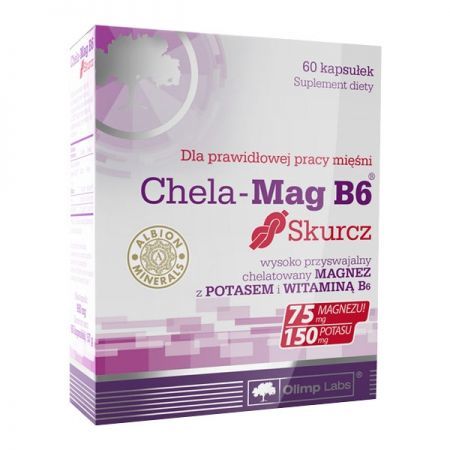 Olimp Chela-Mag B6 Skurcz, kapsułki, 60 szt. + Bez recepty | Serce i krążenie | Ciśnienie tętnicze ++ Olimp Laboratories