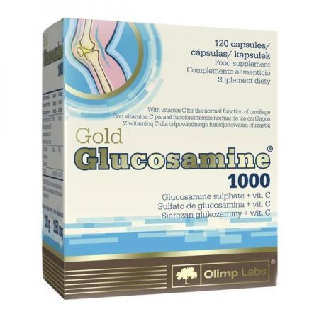 Olimp Gold Glucosamine 1000, kapsułki, 120 szt. + Bez recepty | Kości, stawy, mięśnie | Regeneracja chrząstki stawowej ++ Olimp Laboratories
