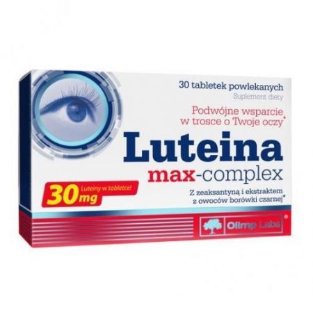 Olimp Luteina Max-Complex, tabletki powlekane, 30 szt. + Bez recepty | Oczy i wzrok | Witaminy na oczy ++ Olimp Laboratories